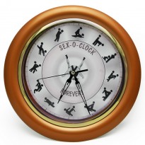 Настенные часы Камасутра большие (бронзовый)