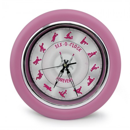 Настенные часы Камасутра большие (розовый)