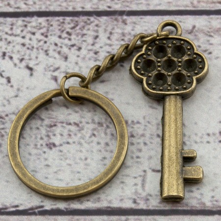Брелок винтажный парный Ключ от Сердца