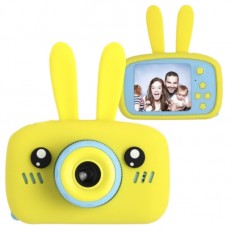 Детский цифровой фотоаппарат Kids Camera Заяц (желтый)