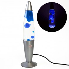 Лава лампа с парафином (40см) синяя