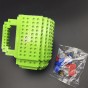 Кружка Лего конструктор (зеленая)