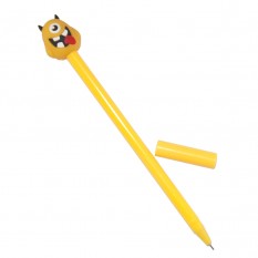 Ручка шариковая Монстрик (желтый) сувенир