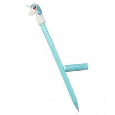 Ручка шариковая Единорог (голубой) сувенир