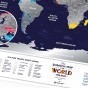 Скретч карта мира HOLIDAY WORLD