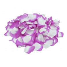 Лепестки роз (уп. 120шт) лилово-белые
