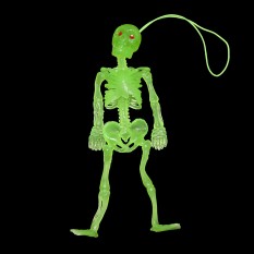 Скелет резиновый 12см светонакопительный (зеленый)
