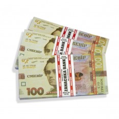 Пачка денег по 100 гривен сувенир