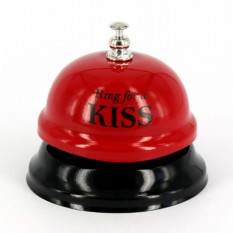 Звонок настольный KISS (красный)